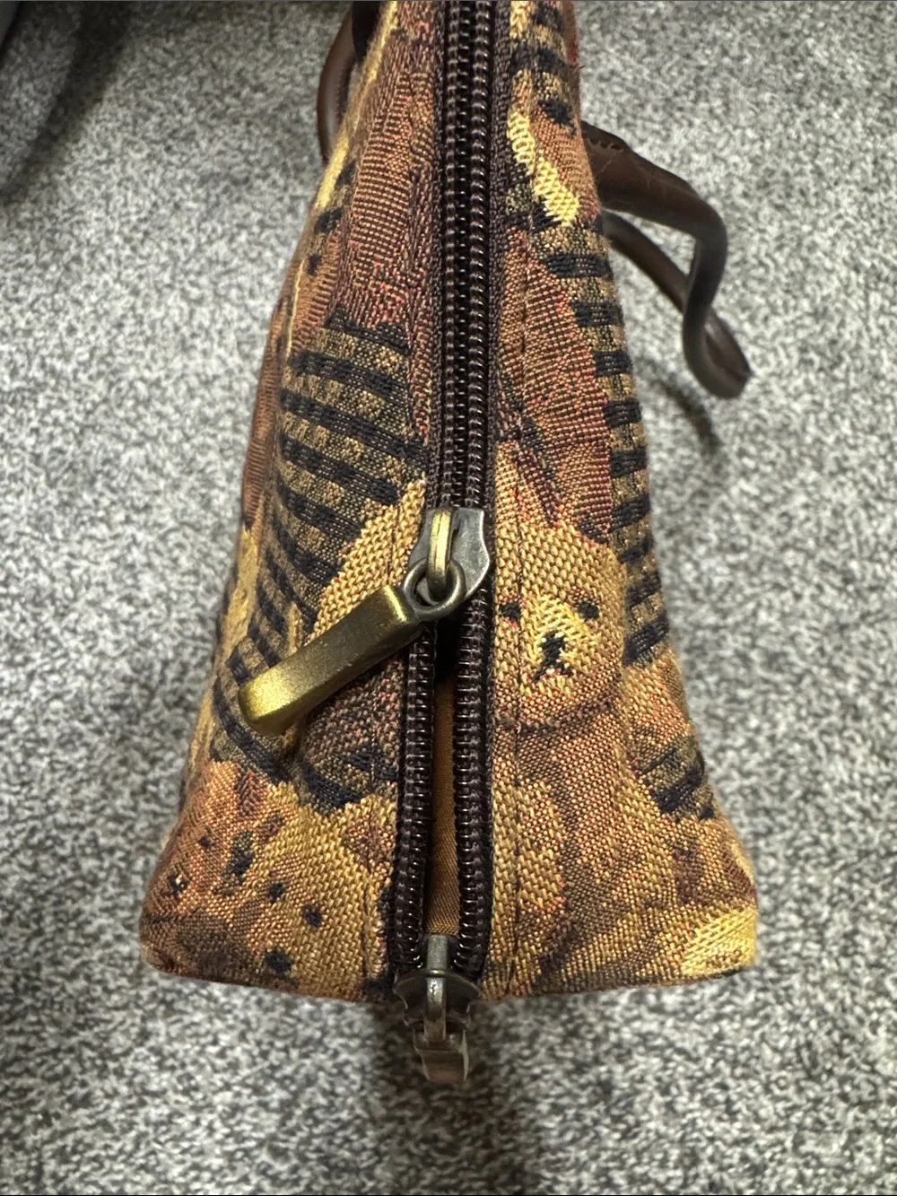 Royal Tapisserie Brown Teddy Bear Tapestry Tote